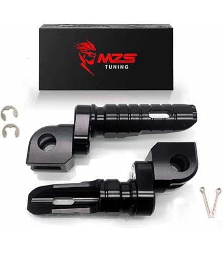 Amazon.com: Tengchang 腳踏板前腳釘適用於Kawasaki Ninja ZX6R 2003